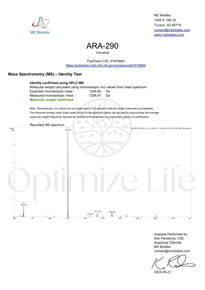 Optimize Life COA