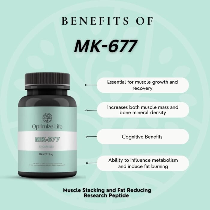 MK 677 Peptide | Muscle Staking and Fat Reducing Research Peptide